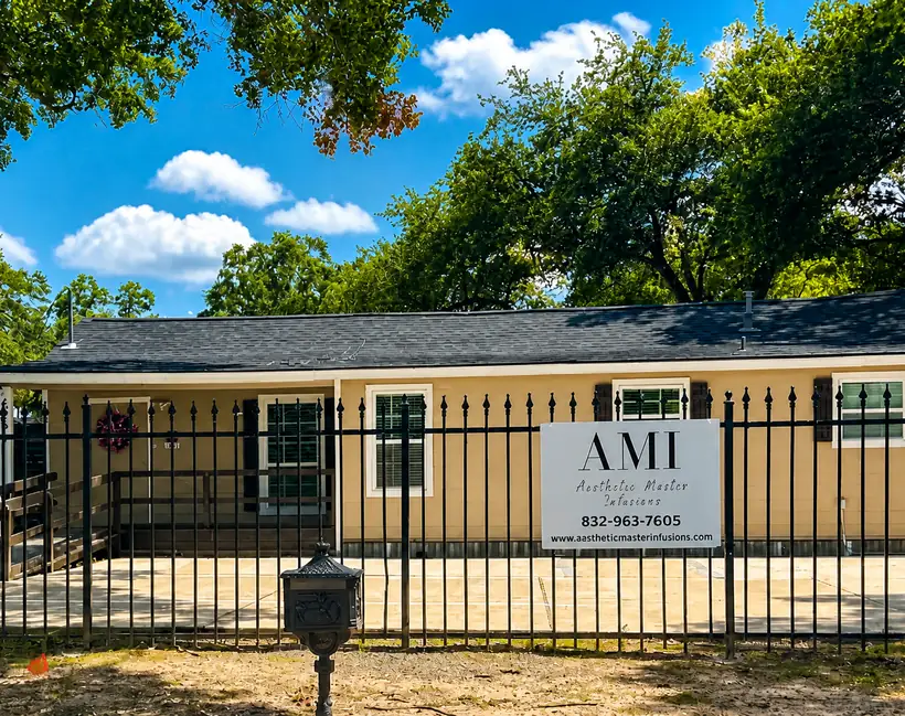Aesthetic Master Infusions clinic building at 5231 East 5th Street, Katy, TX